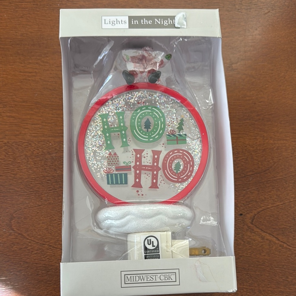 Red Ho Ho Ho Night Light